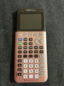 Texas Instruments TI-84 Plus CE Graphing Calculator Rose Gold Works! - Picture 1 of 2