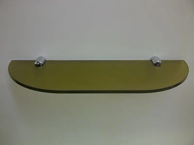 Pequeño Estilo Acrílico Estante Pared Redondo Frente Esquinas a Elegir perspex - Imagen 1 de 4