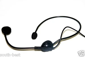 Pro Headset Head wearing Microphone Mic For Megaphone PC Wireless sys 3.5mm mono - Picture 1 of 4