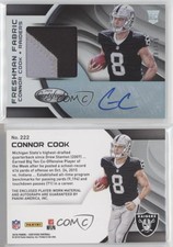 2016 Certified Freshman Fabrics Signatures Mirror Connor Cook Rookie Auto RC