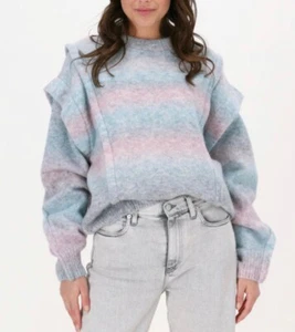 IRO Paris Luxury Alpaca Wool Blend Sunset Valya Pullover Lightweight Sweater - Picture 1 of 7