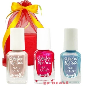 BARRY M NAIL POLISH / VARNISH UNDER THE SEA GIFT SET 3 X 10ML - Picture 1 of 1