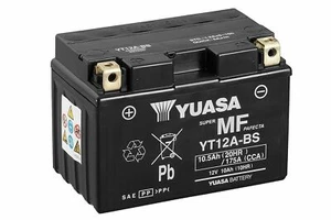 BATTERIA Yuasa YT12A-BS 12V 10 SIGILLATA Suzuki GSF Bandit 1250 07/10 ATTIVATA - Imagen 1 de 3