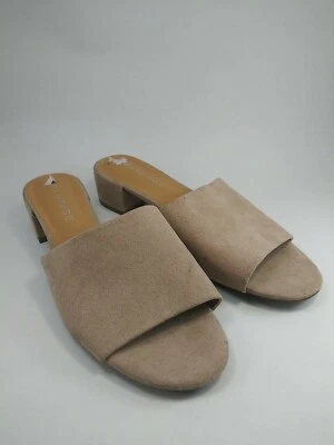 Rampage Women's Sandals Mule Beige Suede Size 8.5 Sku#07508 - Image 1 of 4