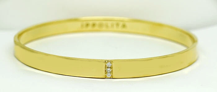 BRAZALETE IPPOLITA ORO 18K Y DIAMANTE GLAMAZON PRECIO DE VENTA SUGERIDO POR EL FABRICANTE $7,500.00 **ENVÍO GRATUITO** Foto 1 de 4