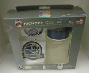 NFL Los Angeles Rams 3 Piece Infant Gift Set Bib Pacifier Bottle - Picture 1 of 3