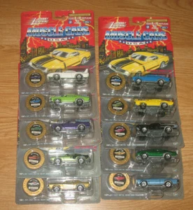Johnny Lightning Limited Edition Muscle Cars USA- Lot of 10,Series 9 NEW on Card - Picture 1 of 4