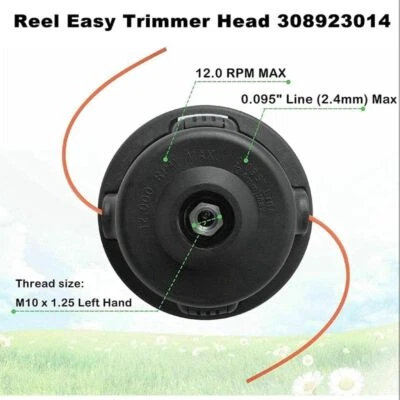 Cabezal de recortadora fácil de carrete Makita para recortadoras de cuerda Toro 51954-51975 Foto 1 de 4