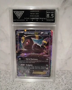 Pokémon TCG Umbreon-EX Fates Collide 55/124 Holo Holo Rare Ex Get Graded 8,5 NM - Bild 1 von 2