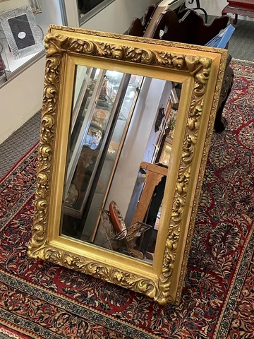 Late 19th Century Gilt Plaster & Wood Wall Mirror Cover