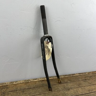 Ashtabula BMX Fork 20 in Old School BMX NOS 1980 1981 OG 1" Vintage Black 80s - Image 1 of 4