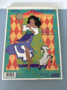 Vintage Glöckner von Notre Dame Kritzelblock 9x12 Baupapier Esmeralda - Bild 1 von 10