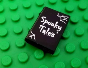 LEGO Book Scary Spooky Tales Halloween Silver Print Minifigure Witch Wizard - Picture 1 of 1