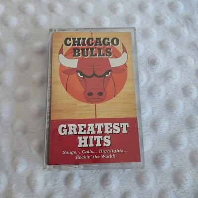 Chicago Bulls Greatest Hits Cassette Tape Songs Calls Highlights Rockin The Wrld - Image 1 of 4