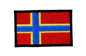 Flag patch patches embroidered iron / sew badge backpack cloth orkney islands - Foto 1 di 1