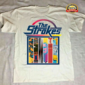 The Strokes Rockk Tour alle Größen Geschenk Familie neu weißes Shirt TT293