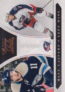 2010-11 Luxury Suite Blue Jackets Hockey Card #228 Matt Calvert RC /899