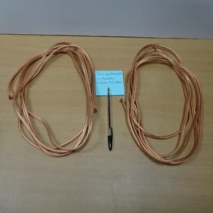 Ein Paar markenlose Lautsprecherkabel. 3,6m x2 in der Länge. Unbeendet. - Bild 1 von 2
