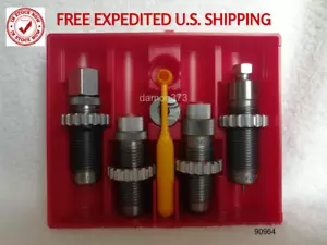 LEE DELUXE .38 SPL Carbide Pistol 4 Die Set 90964 Completo 7 Piezas SET ACTUALIZADO - Imagen 1 de 5