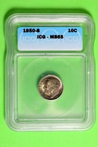 1950 S ICG MS65 (ICG Mistake Coin Is A 1952) Roosevelt Dime #B26347 - Picture 1 of 2
