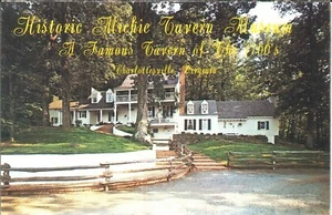 Michie Tavern Museum Postcard Folder Virginia Patrick Henry Monticello Unposted - Picture 1 of 4