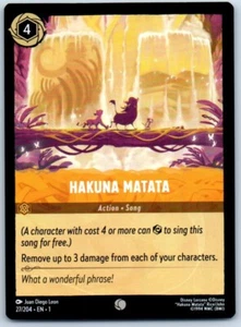 Tarjeta Hakuna Matata 27/204 Disney Lorcana - Imagen 1 de 2