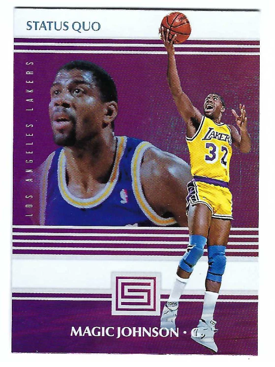 MAGIC JOHNSON 2017-18 PANINI STATUS NBA STATUS QUO - Image 1 of 1