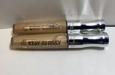 Brillo labial brillo brillante Rimmel Stay glamour sin parar #120 LOTE de 2 Foto 1 de 2
