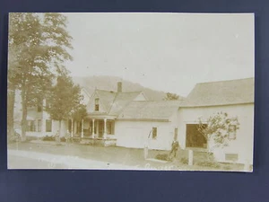 RPPC Boyhood Home Presidente Calvin Coolidge Plymouth Vermont VT Foto Real REP - Imagen 1 de 2