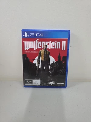 Wolfenstein 2 II The New Colossus Action Shooter FPS Game Sony PS4 Mint Disc - Image 1 of 4