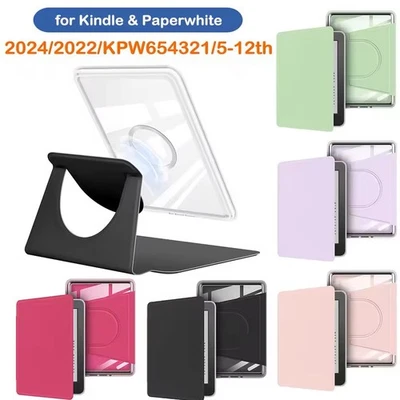 Magnetic Detachable Bracket Smart Case For Kindle 12th 11th Paperwhite 6/5/4 - Image 1 of 4