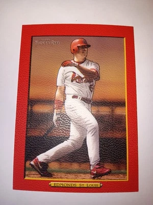 Topps Turkey Red 2006 - Rojo #390 Jim Edmonds - Cardenales de San Luis Foto 1 de 2