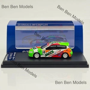 SW 1:64 Civic EG6 JACCS Livery #14 Diecast Model Limited 499 Collectible Car - Picture 1 of 7