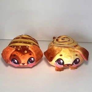 Cookeez Makery Baked Treatz Lot Of 2 Puppy Plush Scented With Sound- Tested! - Picture 1 of 10