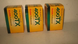 LOT 3 ROLLS KODAK TRI-X 400TX 35 MM BLACK AND WHITE FILM NEW UNOPENED - Bild 1 von 1