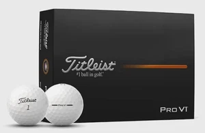 Two (2) Dozen Titleist Pro V1 Golf Balls - 2025 Version- White - Brand New - Picture 1 of 1