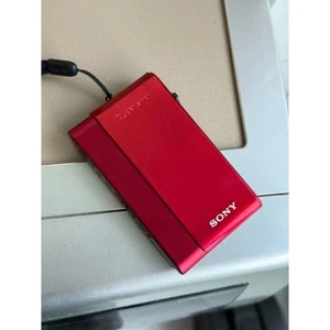 Sony DSC-T900 Digital Camera Cyber Shot 4.0x 12.1MP, 3.5" Touchscreen Red - Picture 1 of 11