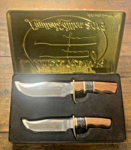Uncle Henry Limited Edition 2016 Two Knife Set In Tin Never Used! Schrade! - Picture 1 of 8