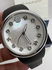 Fruitz By Philip Stein Diamond MOP mother of pearl Silver tone and White Dial