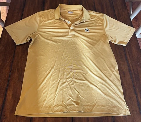 Vanderbilt University Polo Shirt Oxford America SIZE Medium Black Logo PreOwned Cover