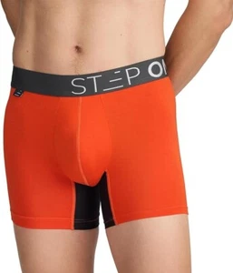 STEP ONE Mens Moisture Wicking, 3D Pouch Trunk Briefs, Butter Nuts M - Picture 1 of 6