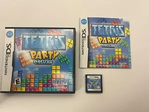 Tetris Party Deluxe (Nintendo DS, 2010) CIB - Complete w/ Manual - Picture 1 of 1