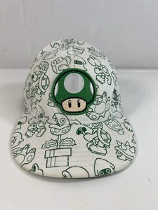 Super Mario 1 Up Mushroom Green Youth Baseball Cap 2014 NEW 20369055 - Picture 1 of 7