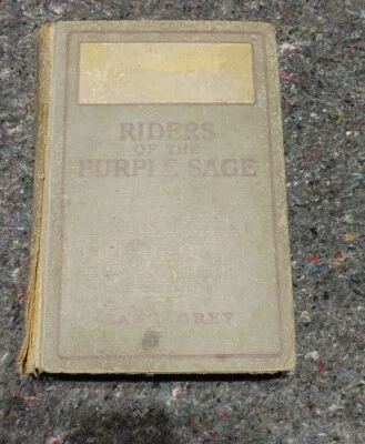 1912 Riders of the Purple Sage By Zane Grey Published By Grosset & Dunlap  - Image 1 of 4