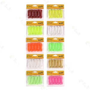 Hengjia Twister Kunstköder 20 Stück Set 60 mm Softbait Lures Hecht Zander Barsch - Bild 1 von 16