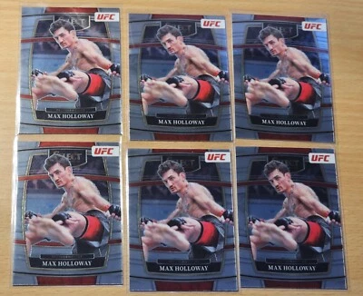 Lot of 6 - 2022 Panini Select UFC Concourse Max Holloway #65 - Image 1 of 2