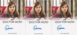 LE New 2023 Doctor Who Autograph card of Eve Newton as Charotte Lux Full Bleed C