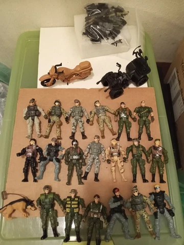 Chap Mei Sentinel One Figure Motorcycle Weapons Accessories Lot Cover