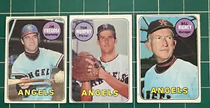 1969 topps Angels lot 3 cards Frigosi Murphy Rigney - Picture 1 of 5