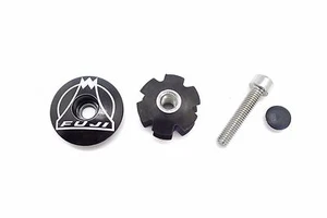 Fuji 1 1/8" Headset Top Cap & Star Nut (Black) - Bild 1 von 6